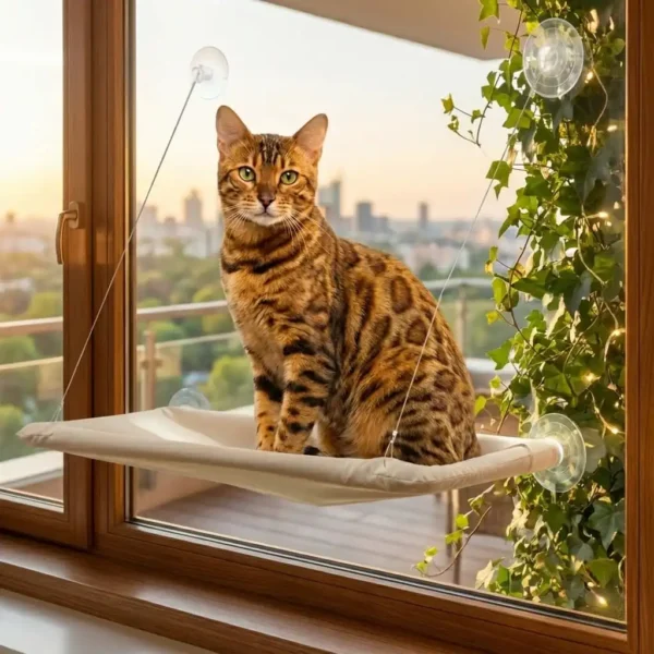 Hamac de fenêtre pour chat