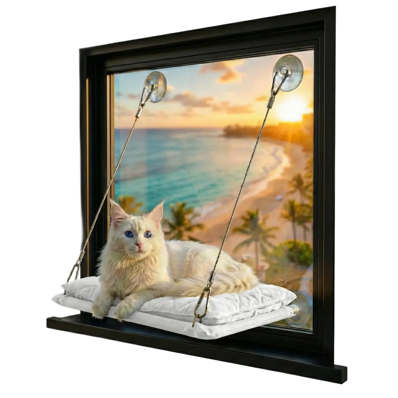 Hamac pour chat - accessoire confort et détente féline