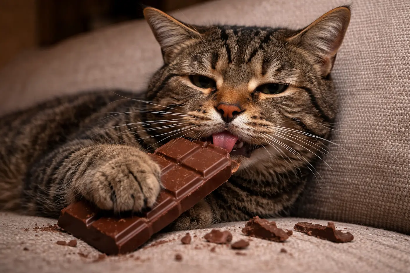 chat-mange-chocolat
